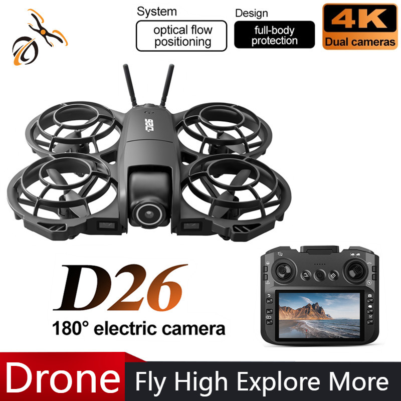 Drone Camera Lens - Dron D26 4K Aerial HD 180