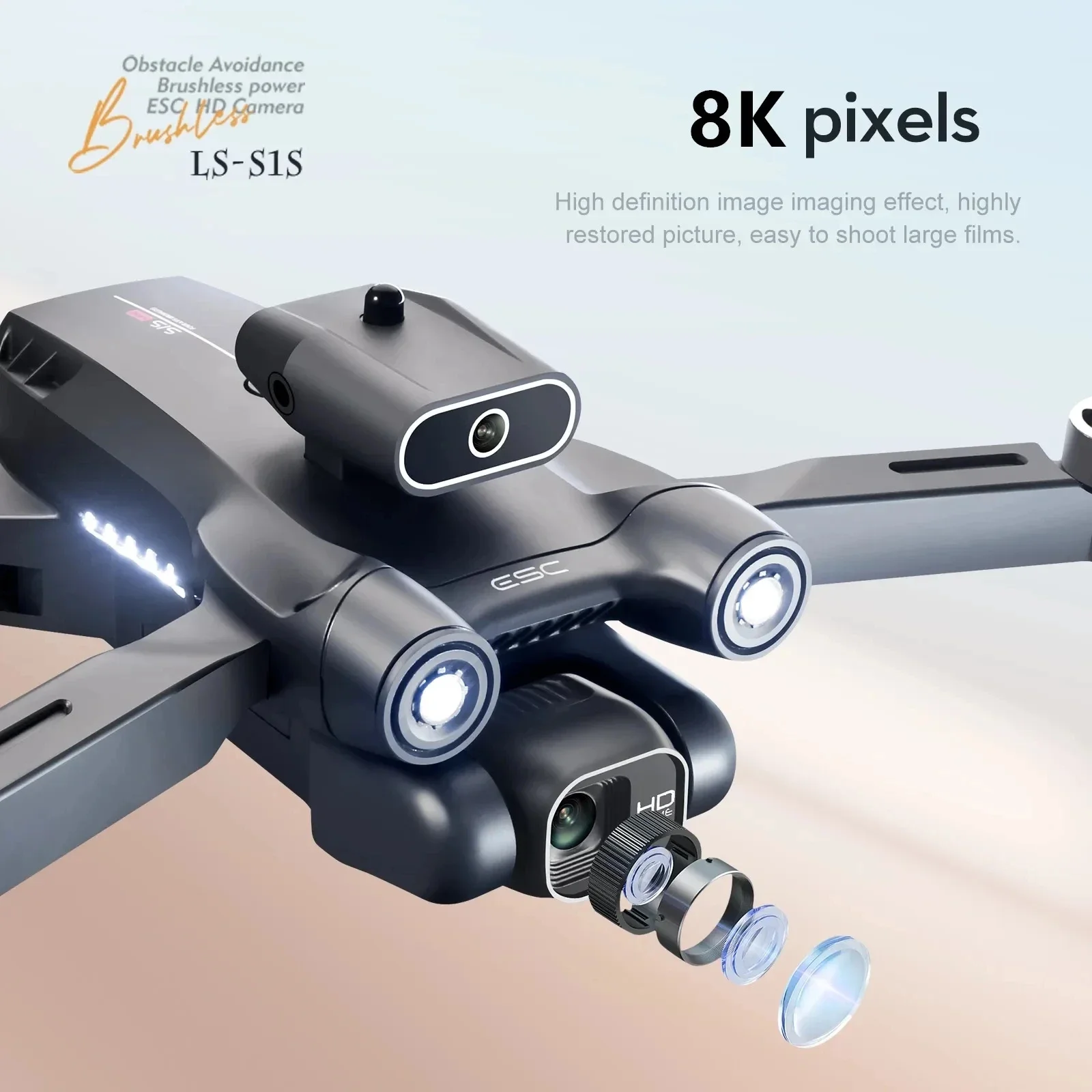 Nowy S1S 5G GPS Drone Camera 8 – Drone Camera Mount recenzja i cena