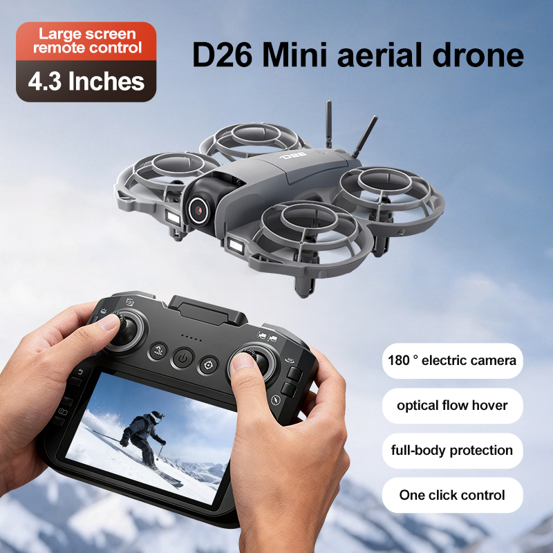 Dron D26 4K Aerial HD 180 °    – Drone Camera Lens recenzja i cena