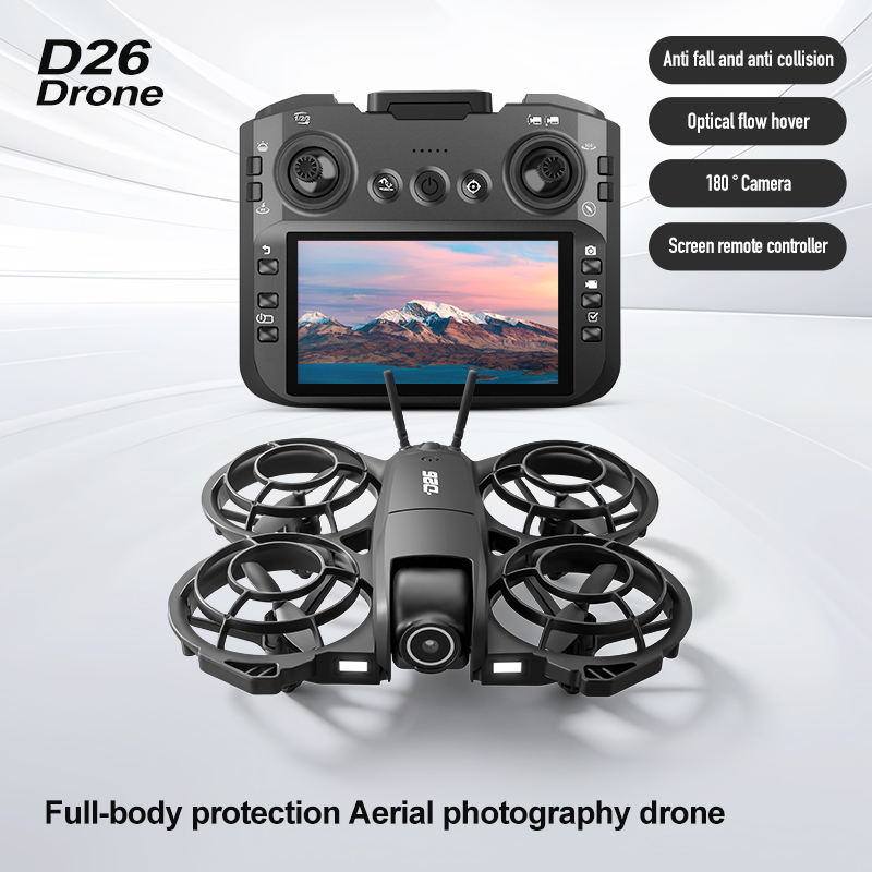 Dron D26 4K Aerial HD 180 °    – Drone Camera Lens recenzja i cena