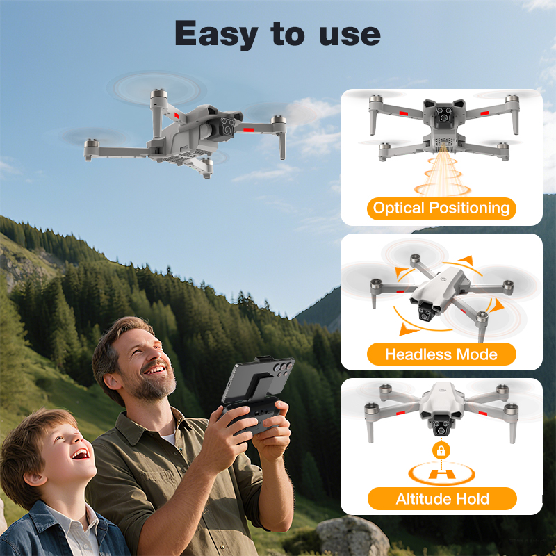 NOWY Gorący Dron L017 Pro Bezs – Drone Camera Lens recenzja i cena